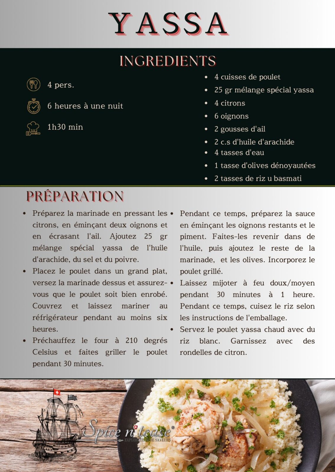 Yassa de poulet